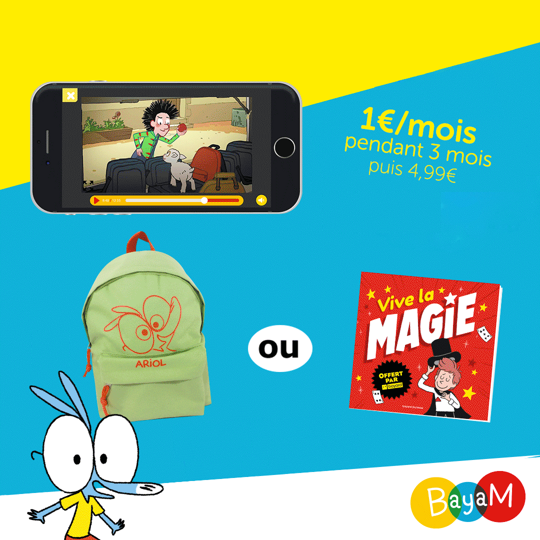 Offre de rentrée Bayam : 1 euro par mois pendant 3 mois